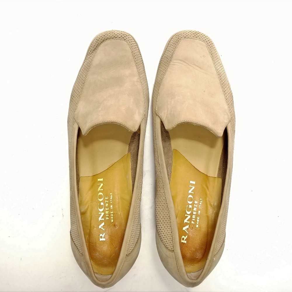 Rangoni Firenze Italy Suede Flats Sz 7.5B - Picture 2 of 8
